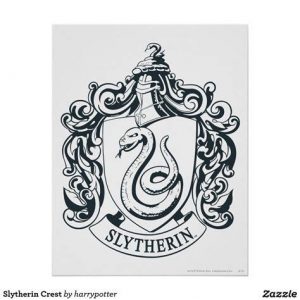 Dibujar El Escudo De Slytherin Fácil Paso a Paso