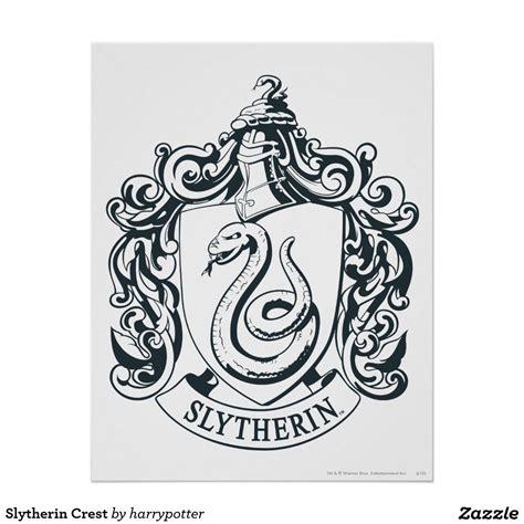 Dibujar El Escudo De Slytherin Fácil Paso a Paso
