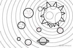 Cómo Dibuja El Sistema Solar A Escala Fácil Paso a Paso