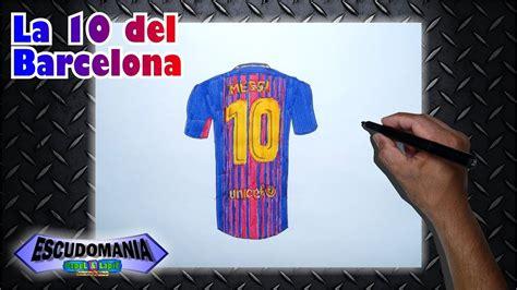 Cómo Dibuja La Camiseta De Messi Paso a Paso Fácil