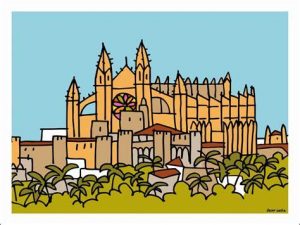 Cómo Dibuja La Catedral De Malaga Paso a Paso Fácil