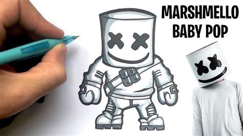 Cómo dibujar La Skin De Marshmello 】 Paso a Paso Muy Fácil 2023 - Dibuja  Fácil