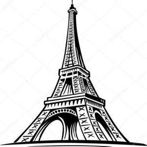 Cómo Dibuja La Torre Eiffel En 3D Fácil Paso a Paso