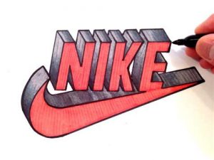 Cómo Dibujar Nike Fácil Paso a Paso