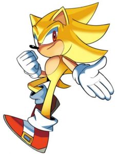 Dibujar Super Sonic A Sonic Paso a Paso Fácil