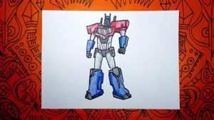 Cómo Dibujar Transformers Fácil Paso a Paso