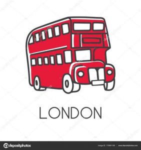 Dibuja Un Autobus De Londres Paso a Paso Fácil