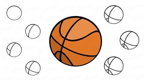 Cómo Dibuja Un Balon De Baloncesto Fácil Paso a Paso