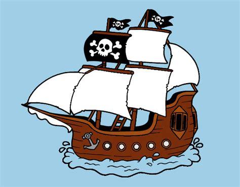 Cómo Dibuja Un Barco Pirata Infantil Fácil Paso a Paso