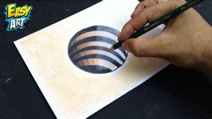 Cómo Dibuja Un Circulo En 3D Fácil Paso a Paso