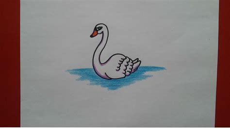 Cómo Dibuja Un Cisne Para Niños Fácil Paso a Paso