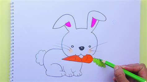 Cómo dibujar Un Conejo Y Bonito 】 Paso a Paso Muy Fácil 2023 - Dibuja Fácil