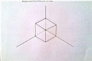 Dibujar Un Cubo En Isometrico Fácil Paso a Paso