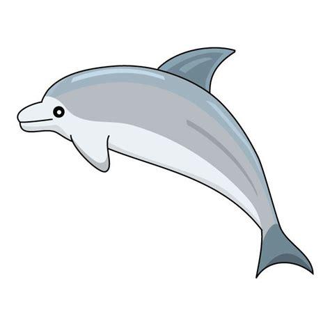Dibuja Un Delfin Saltando Paso a Paso Fácil
