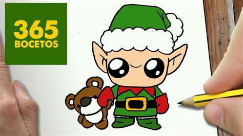 Cómo Dibujar Un Elfo De Navidad Paso a Paso Fácil