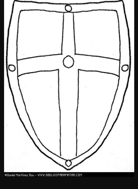Dibuja Un Escudo Medieval Fácil Paso a Paso