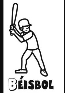 Cómo Dibujar Un Jugador De Beisbol Fácil Paso a Paso