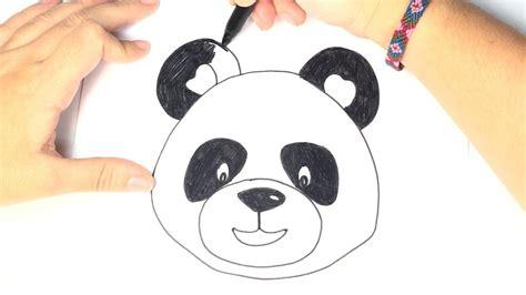 Cómo Dibuja Un Osos Panda Fácil Paso a Paso