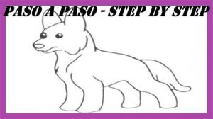 Cómo Dibuja Un Perro Pastor Paso a Paso Fácil