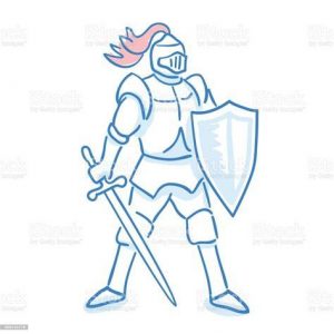 Dibuja Un Soldado Medieval Paso a Paso Fácil