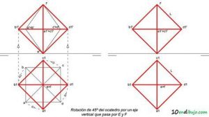Cómo Dibujar Un Tetraedro Regular Fácil Paso a Paso