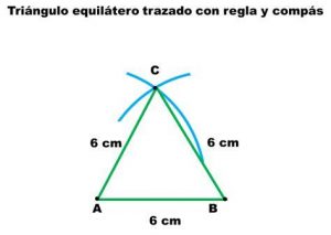 Cómo Dibujar Un Triangulo Equilatero Sin Compas Fácil Paso a Paso