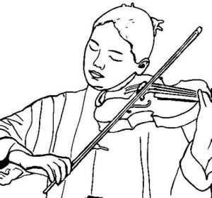 Dibuja Un Violinista Paso a Paso Fácil