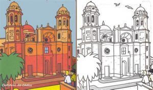 Dibuja Una Catedral Para Niños Fácil Paso a Paso