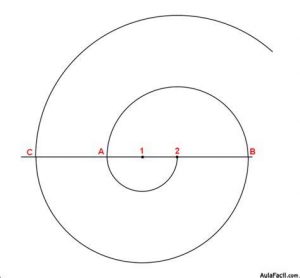 Cómo Dibuja Una Espiral De Dos Centros Paso a Paso Fácil