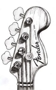 Dibuja Una Guitarra En 3D Fácil Paso a Paso