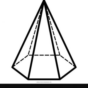 Dibuja Una Piramide Pentagonal Fácil Paso a Paso