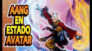Cómo Dibujar A Aang En Estado Avatar Paso a Paso Fácil