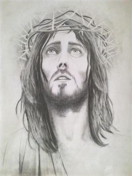 Cómo Dibujar A Cristo Fácil Paso a Paso