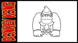Cómo Dibuja A Donkey Kong Fácil Paso a Paso