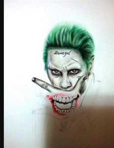 Cómo Dibujar A El Joker Escuadron Suicida Fácil Paso a Paso