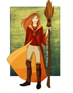 Cómo Dibujar A Ginny Weasley Paso a Paso Fácil