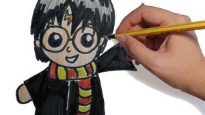 Dibujar A Harry Potter Kawaii Paso a Paso Fácil