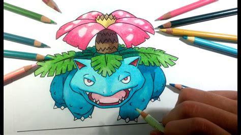Cómo dibujar y colorear a IVYSAUR (Pokémon GO)