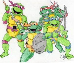 Cómo Dibujar A Las Tortugas Ninja Fácil Paso a Paso