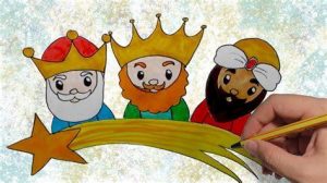 Dibuja A Los Reyes Magos Para Niños Paso a Paso Fácil