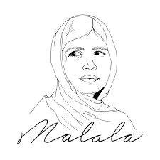 Cómo Dibujar A Malala Fácil Paso a Paso