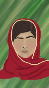Cómo Dibuja A Malala Yousafzai Paso a Paso Fácil
