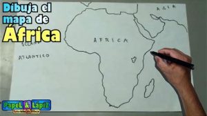 Cómo Dibujar Africa Paso a Paso Fácil