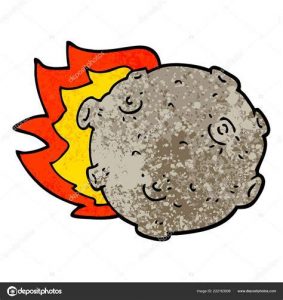 Cómo Dibuja Asteroides Fácil Paso a Paso