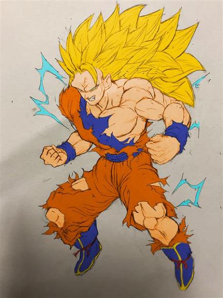 Cómo dibujar Dragon Ball Z A Goku 】 Paso a Paso Muy Fácil 2023 - Dibuja  Fácil