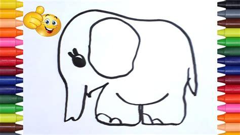 Cómo dibujar Elefante 】 Paso a Paso Muy Fácil 2023 - Dibuja Fácil