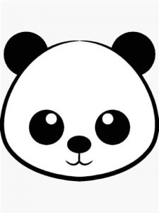 Cómo Dibujar La Cara De Un Oso Panda Fácil Paso a Paso