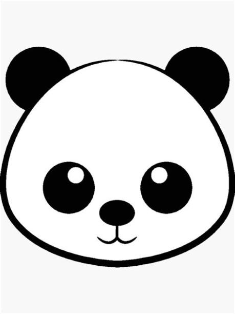 Cómo Dibujar La Cara De Un Oso Panda Fácil Paso a Paso