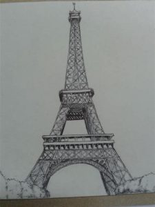 Dibuja La Torre Eiffel Para 5 Fácil Paso a Paso