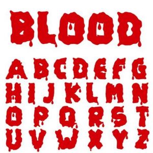 Cómo Dibujar Letras Con Sangre Fácil Paso a Paso